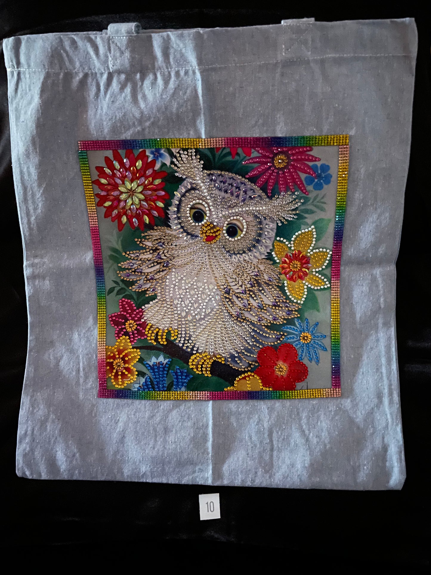 Diamond art shopping bag