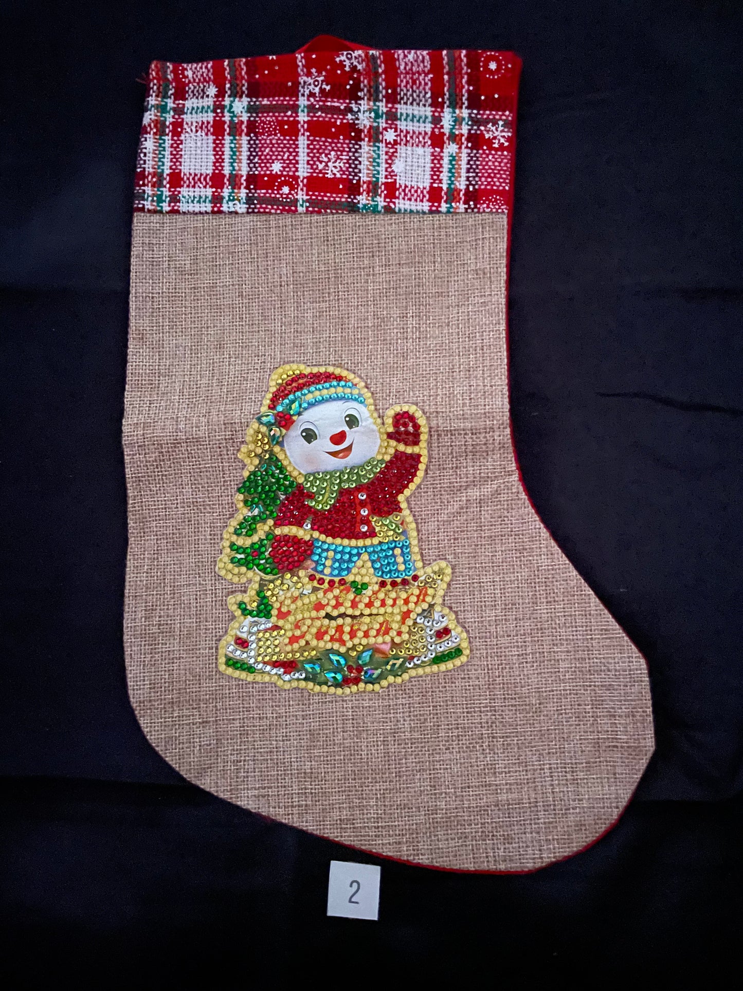 Diamond art Christmas stockings