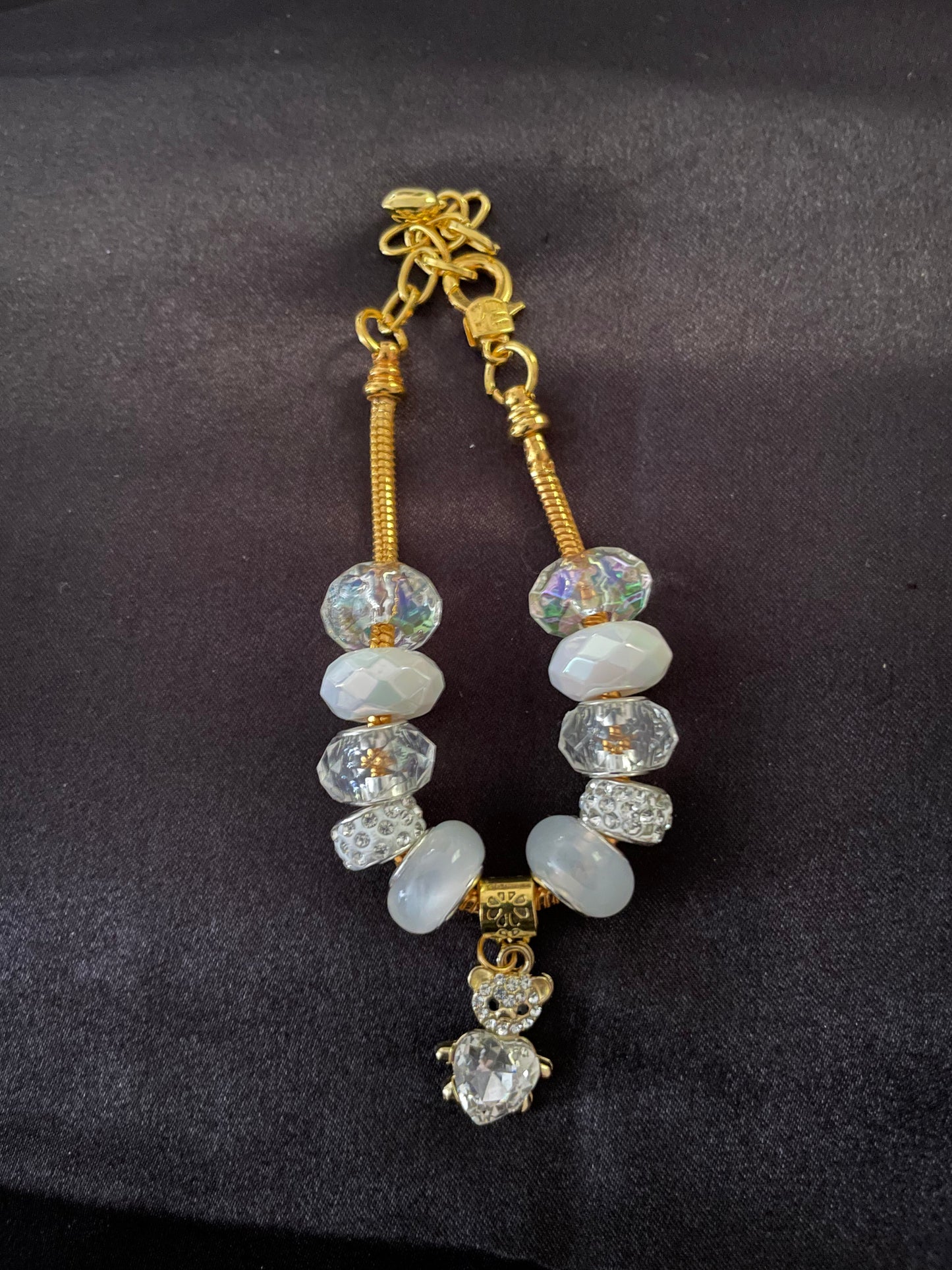 Snake chain beaded bracelets