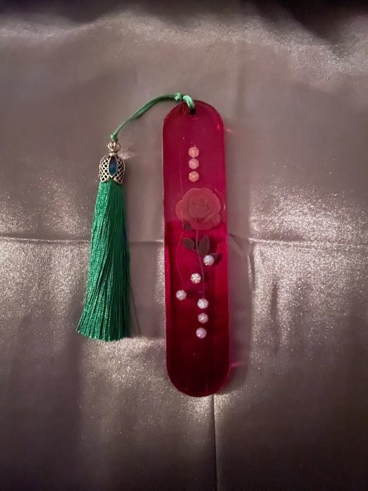 Resin bookmark