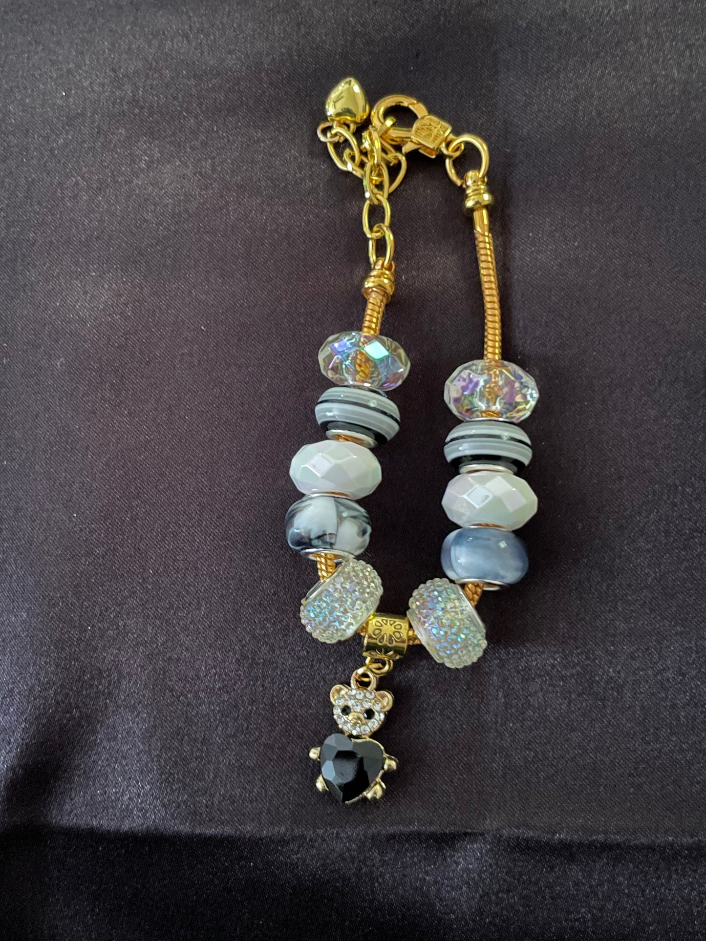 Snake chain beaded bracelets