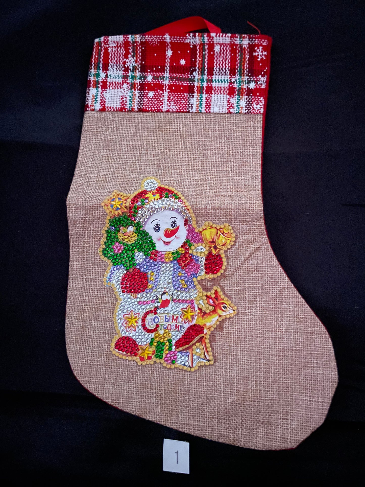 Diamond art Christmas stockings
