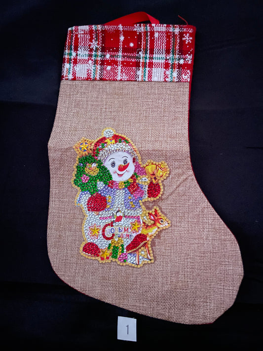 Diamond art Christmas stockings