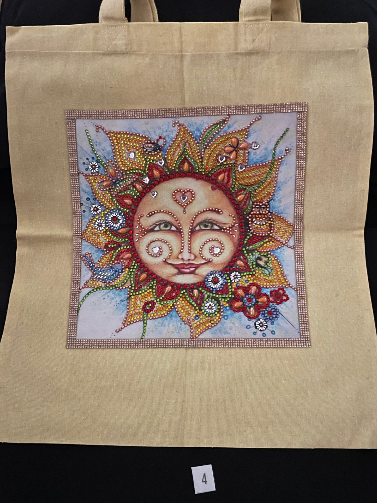 Diamond art shopping bag