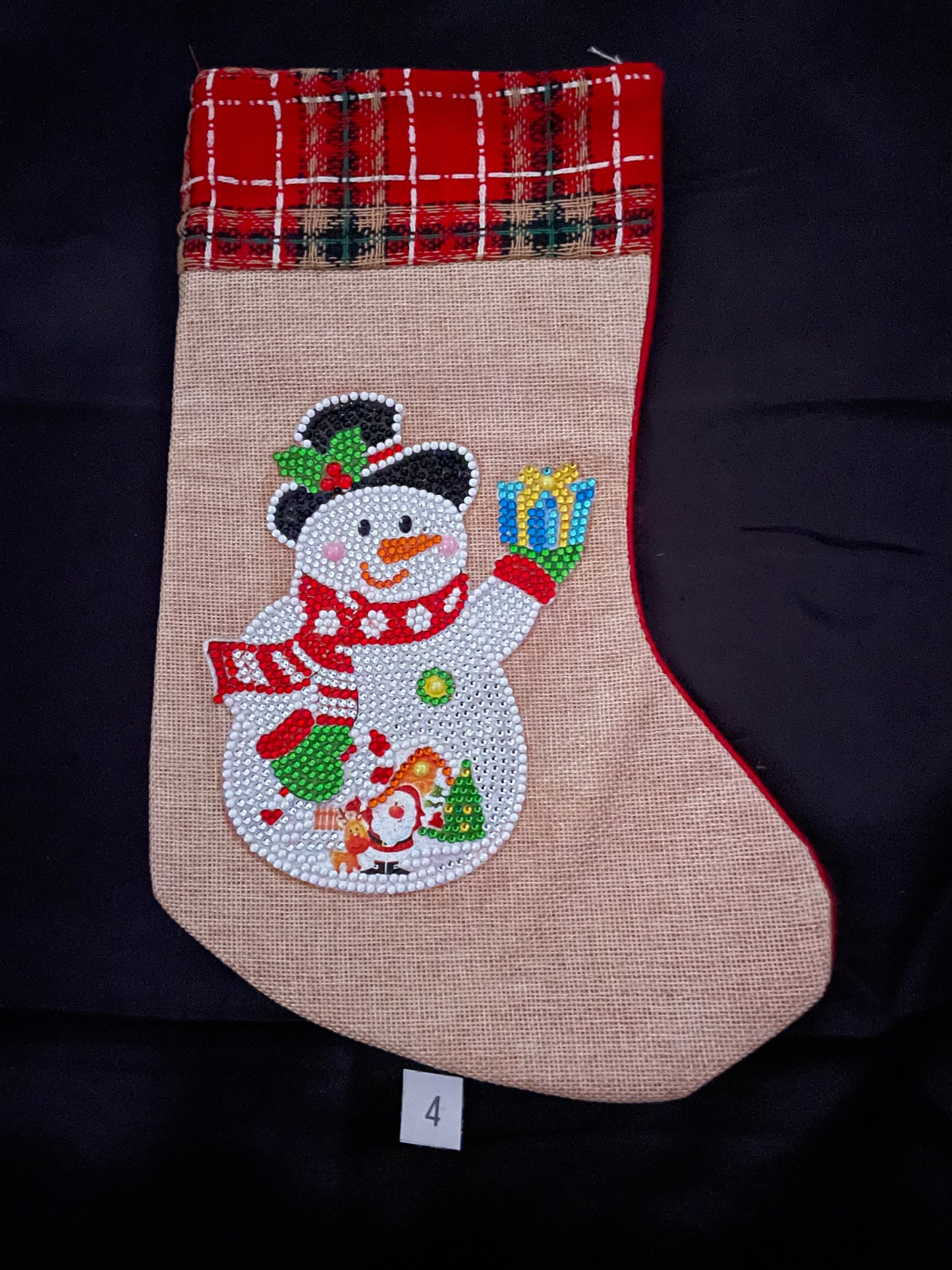 Diamond art Christmas stockings