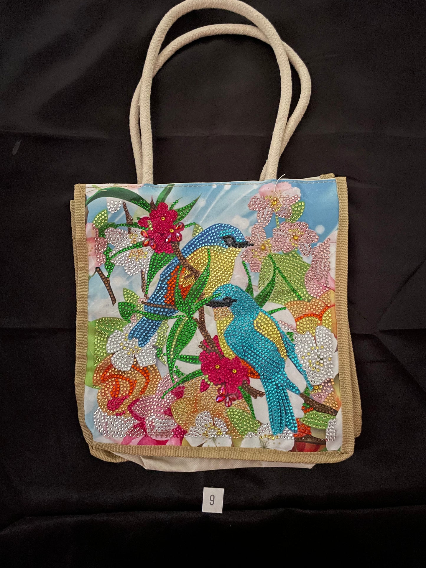 Diamond art shopping bag
