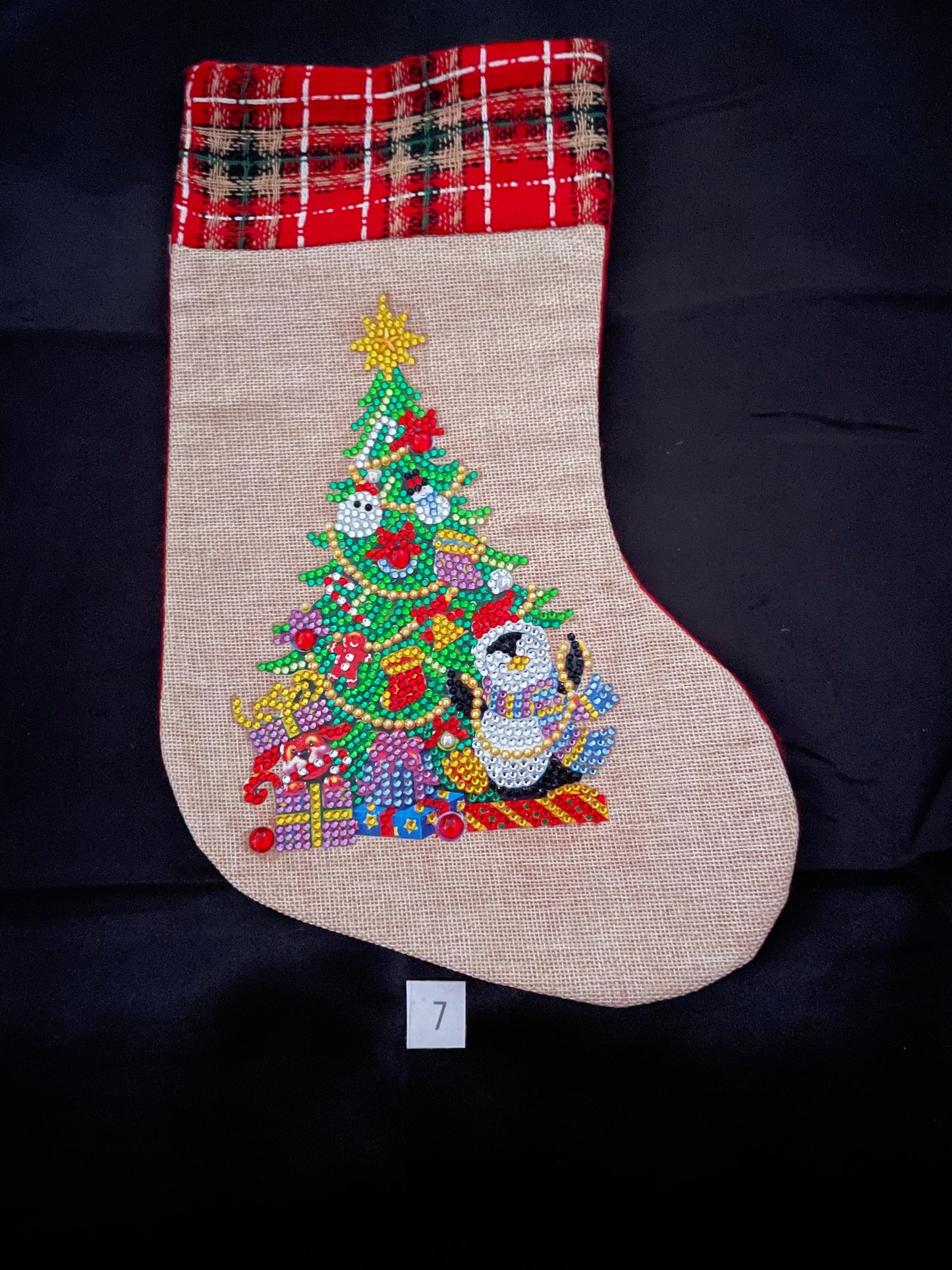 Diamond art Christmas stockings