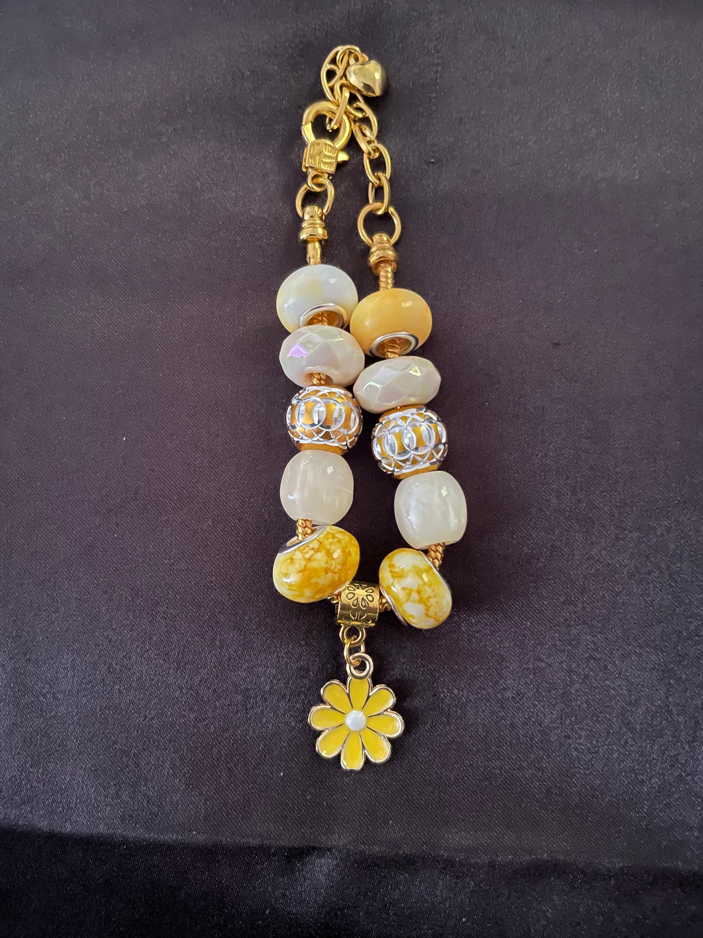 Snake chain beaded bracelets