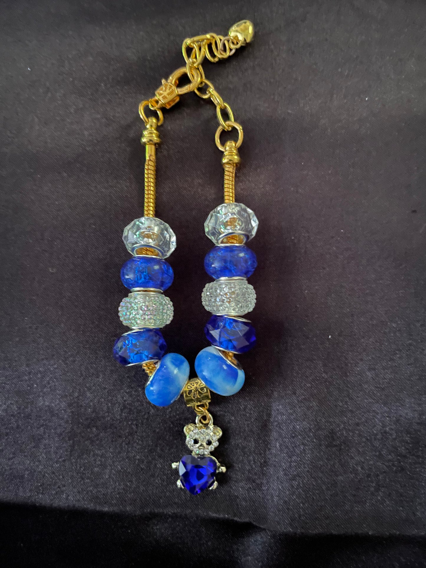 Snake chain beaded bracelets