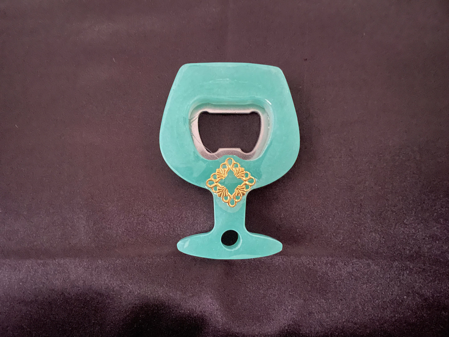 Resin bottle openers
